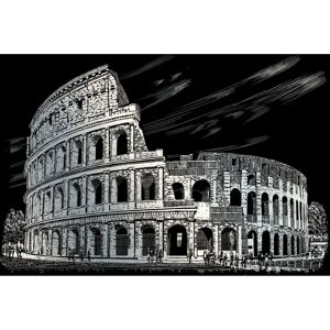 Royal Langnickel - 4674-20101 - Immagine da raschiare Colosseo - Kit Hobby Creativo Royal Langnickel - 4674-20101 - Immagine da raschiare Colosseo - Kit Hobby Creativo