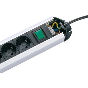 Bachmann 330.072 Regleta - 9 Enchufes, Metal, 1.75m Cable Bachmann 330.072 Regleta - 9 Enchufes, Metal, 1.75m Cable