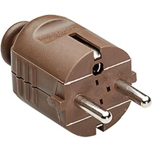Bachmann 910.470 Enchufe eléctrico con tierra - Marrón - IP20 Bachmann 910.470 Enchufe eléctrico con tierra - Marrón - IP20