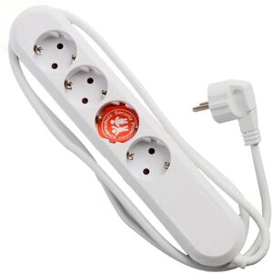 Bachmann Förlängningskabel - 4 uttag, Vit, 1,5m - Förlängningskabel Bachmann Förlängningskabel - 4 uttag, Vit, 1,5m - Förlängningskabel