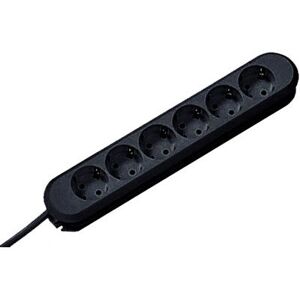 Bachmann Mehrfachsteckdose 6-fach 1,5m Schwarz - Power Strip Bachmann Mehrfachsteckdose 6-fach 1,5m Schwarz - Power Strip