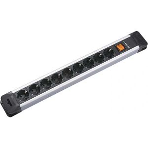 Bachmann Model 330.102 Verlengsnoer - 9 Stopcontacten, Zwart Bachmann Model 330.102 Verlengsnoer - 9 Stopcontacten, Zwart