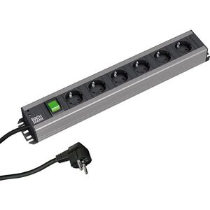 Bachmann Voetstekker 300.003 - Verlengsnoer, 6 Stopcontacten, Binnen, Zwart Bachmann Voetstekker 300.003 - Verlengsnoer, 6 Stopcontacten, Binnen, Zwart