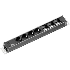 Bachmann 922.0071 Verlängerung 3 m - Steckdosenleiste Indoor Anthrazit, Silber Bachmann 922.0071 Verlängerung 3 m - Steckdosenleiste Indoor Anthrazit, Silber