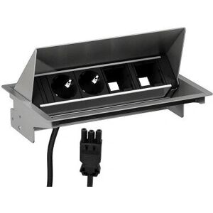 Bachmann 900.402 Enchufe - 2 Tomas, Gris - Enchufe de corriente Bachmann 900.402 Enchufe - 2 Tomas, Gris - Enchufe de corriente
