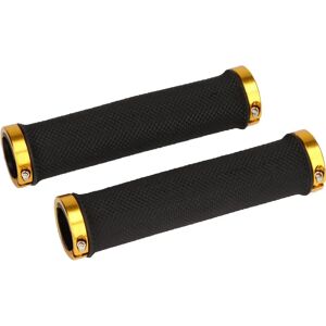 Ergotec Bilbao Handvatten - MTB/ATB - Zwart/Gold Klem Ergotec Bilbao Handvatten - MTB/ATB - Zwart/Gold Klem