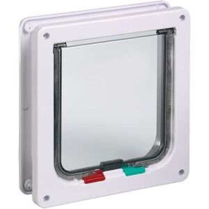 Karlie White 4-Way Cat Door - Cat Access Control Karlie White 4-Way Cat Door - Cat Access Control