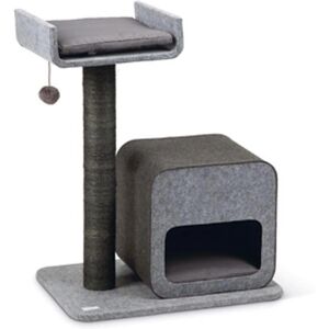 Karlie Fluffy Felt Cat Scratching Tree - Cat Scratching Tree Karlie Fluffy Felt Cat Scratching Tree - Cat Scratching Tree