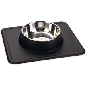 Karlie Stainless Steel Dog Bowl with Silicone Rim - 350mL Karlie Stainless Steel Dog Bowl with Silicone Rim - 350mL