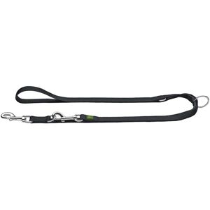 Hunter Nylon Dog Leash - 2m, Black, Adjustable, Durable - Dog Leash Hunter Nylon Dog Leash - 2m, Black, Adjustable, Durable - Dog Leash