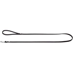 Hunter Petit Leather Dog Leash - Small, 1.40m, 8mm, Black Hunter Petit Leather Dog Leash - Small, 1.40m, 8mm, Black