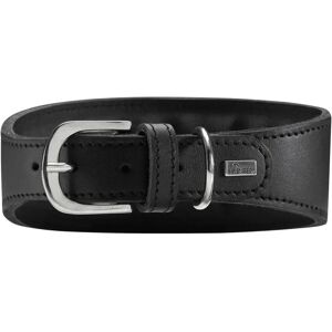 Hunter Greyhound Super Soft Leather Collar - 41-48cm - Black Hunter Greyhound Super Soft Leather Collar - 41-48cm - Black