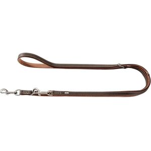 Hunter Porto Adjustable Leather Dog Lead - 3-Position, 200cm Hunter Porto Adjustable Leather Dog Lead - 3-Position, 200cm