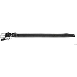 Hunter Leder Hundehalsband - Modell 63803 - Verstellbar, Schwarz Hunter Leder Hundehalsband - Modell 63803 - Verstellbar, Schwarz