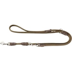 Hunter Nubuck Leather Adjustable Dog Leash - Soft & Round - 200 cm Hunter Nubuck Leather Adjustable Dog Leash - Soft & Round - 200 cm