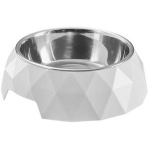 Hunter Kimberley Dog Feeder - White Triangular Stainless Steel Hunter Kimberley Dog Feeder - White Triangular Stainless Steel
