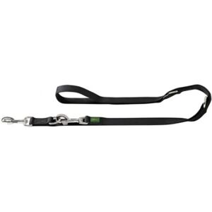 Hunter Adjustable Training Leash - 300cm, Black, Nylon Hunter Adjustable Training Leash - 300cm, Black, Nylon