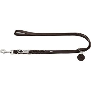 Hunter Model 66129 Braided Leather Adjustable Dog Lead - Dog Lead Hunter Model 66129 Braided Leather Adjustable Dog Lead - Dog Lead