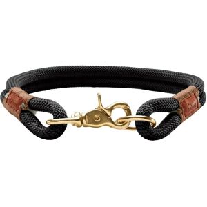 Hunter Black Dog Collar - Adjustable, Brass, 40cm Hunter Black Dog Collar - Adjustable, Brass, 40cm
