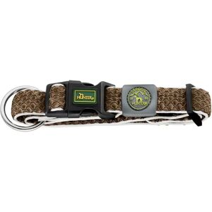 Hunter Plus Thread Dog Collar - 45-70cm Brown UK Hunter Plus Thread Dog Collar - 45-70cm Brown UK