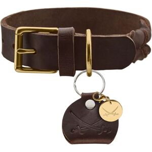 Hunter Leder Halsband Sansibar Solid - 48-54cm - Dog Collar Hunter Leder Halsband Sansibar Solid - 48-54cm - Dog Collar