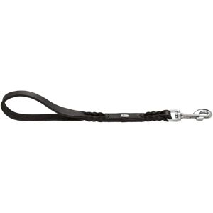Hunter Short Lead Genuine Leather Black - Dog Leash Hunter Short Lead Genuine Leather Black - Dog Leash
