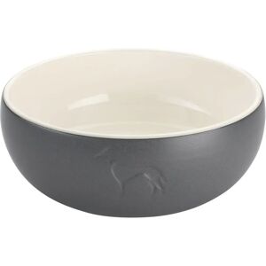 Hunter Ceramic Grey Dog Feeder - Modern Hunter Ceramic Grey Dog Feeder - Modern