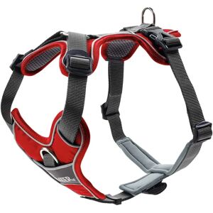 Hunter Divo Red/Gray Adjustable Dog Harness - Pet Accessory Hunter Divo Red/Gray Adjustable Dog Harness - Pet Accessory