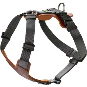 Hunter Aalborg Mixed Leather-Nylon Dog Harness - Comfort & Adjustable Hunter Aalborg Mixed Leather-Nylon Dog Harness - Comfort & Adjustable