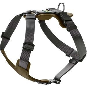 Hunter Aalborg Mixed Dog Harness - Adjustable, Leather & Nylon Hunter Aalborg Mixed Dog Harness - Adjustable, Leather & Nylon