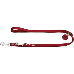 Hunter Red 2 m Adjustable Leather Dog Lead - Dog Lead Hunter Red 2 m Adjustable Leather Dog Lead - Dog Lead
