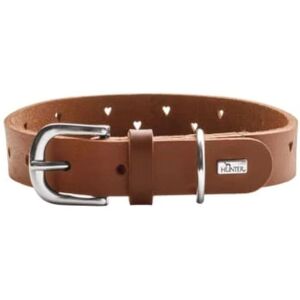 Hunter Hunter Halsband Aalborg Soul - Dog Collar - Classic, Leather, Heart, Durable Hunter Hunter Halsband Aalborg Soul - Dog Collar - Classic, Leather, Heart, Durable