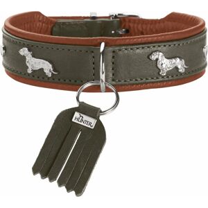 Hunter 69395 Hond/kat Halsband Cognac Groen XS - Hond Halsband Hunter 69395 Hond/kat Halsband Cognac Groen XS - Hond Halsband