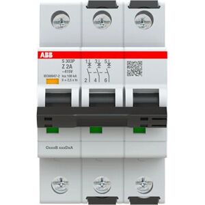 ABB S303P-Z2 Leistungsschalter - Typ Z 3-polig ABB S303P-Z2 Leistungsschalter - Typ Z 3-polig