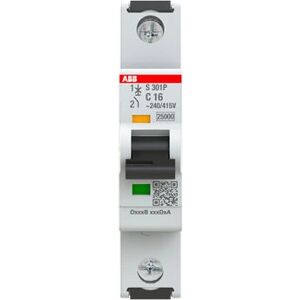 ABB - S301P-C16 - Typ C - 1-polig - Leitungsschutzschalter ABB - S301P-C16 - Typ C - 1-polig - Leitungsschutzschalter