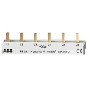 ABB PS3/6 Barre de phase grise - 3P, 106mm, 10mm² - Type de produit - Publicité ABB PS3/6 Barre de phase grise - 3P, 106mm, 10mm² - Type de produit - Publicité