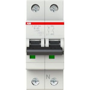 ABB - S201-B40NA - 1P - 40A - Schutzschalter ABB - S201-B40NA - 1P - 40A - Schutzschalter