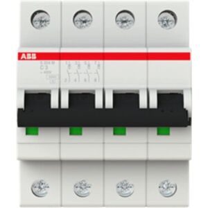 ABB S204M-B10 Schutzschalter - 4-polig, 10A, B-Kennlinie ABB S204M-B10 Schutzschalter - 4-polig, 10A, B-Kennlinie
