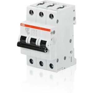 ABB S203M-C10 Automatsikring - Type C, 3 poler, 10A ABB S203M-C10 Automatsikring - Type C, 3 poler, 10A