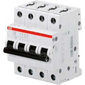 ABB System Pro M Compact 4P 10A Circuit Breaker - DIN Mount ABB System Pro M Compact 4P 10A Circuit Breaker - DIN Mount