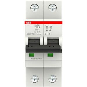 ABB - S202M-Z50 - 2-polig - 50A - Schutzschalter ABB - S202M-Z50 - 2-polig - 50A - Schutzschalter