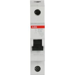 ABB SH201-C20 Leitungsschutzschalter - 20A, Typ F, C-Kurve ABB SH201-C20 Leitungsschutzschalter - 20A, Typ F, C-Kurve