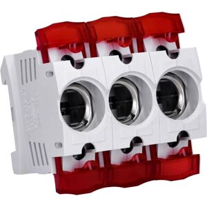 ABB Stotz S&J ISS63/3 - Zekeringhouder, 3-polig, D02, Bordeaux - Zekeringhouder ABB Stotz S&J ISS63/3 - Zekeringhouder, 3-polig, D02, Bordeaux - Zekeringhouder