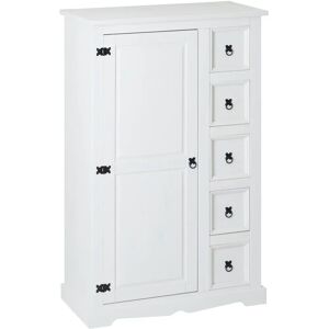 Idimex Buffet en Pin Blanc - Cabinet de Rangement Rustique - Publicité Idimex Buffet en Pin Blanc - Cabinet de Rangement Rustique - Publicité