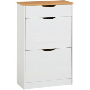 IDIMEX Armoire à chaussures en pin avec 1 tiroir & 2 compartiments ployants - Publicité IDIMEX Armoire à chaussures en pin avec 1 tiroir & 2 compartiments ployants - Publicité