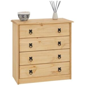 Idimex Buffet style mexicain en pin massif 4 tiroirs - Mobilier - Publicité Idimex Buffet style mexicain en pin massif 4 tiroirs - Mobilier - Publicité