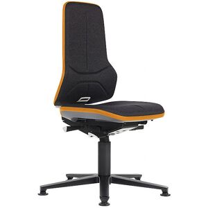 Silla ergonómica NEON de oficina - Syncro, tela transpirable, correa naranja Silla ergonómica NEON de oficina - Syncro, tela transpirable, correa naranja