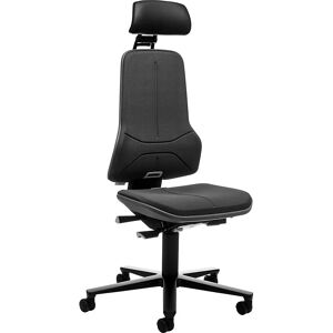 Bimos NEON ergonomischer Bürodrehstuhl - verstellbarer Nackenstütze, Synchronmechanik, grau Bimos NEON ergonomischer Bürodrehstuhl - verstellbarer Nackenstütze, Synchronmechanik, grau