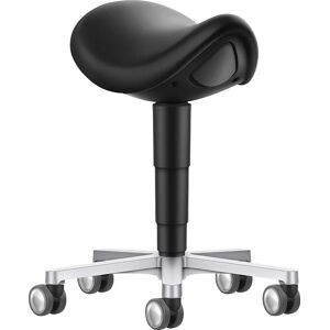 Scaun tip șa Kaiserkraft cu roți - Scaun ergonomic în formă de șa Scaun tip șa Kaiserkraft cu roți - Scaun ergonomic în formă de șa