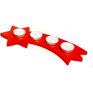 Hess Wooden Star Tea Light Holder - 27x2x12cm for Table Decor Hess Wooden Star Tea Light Holder - 27x2x12cm for Table Decor